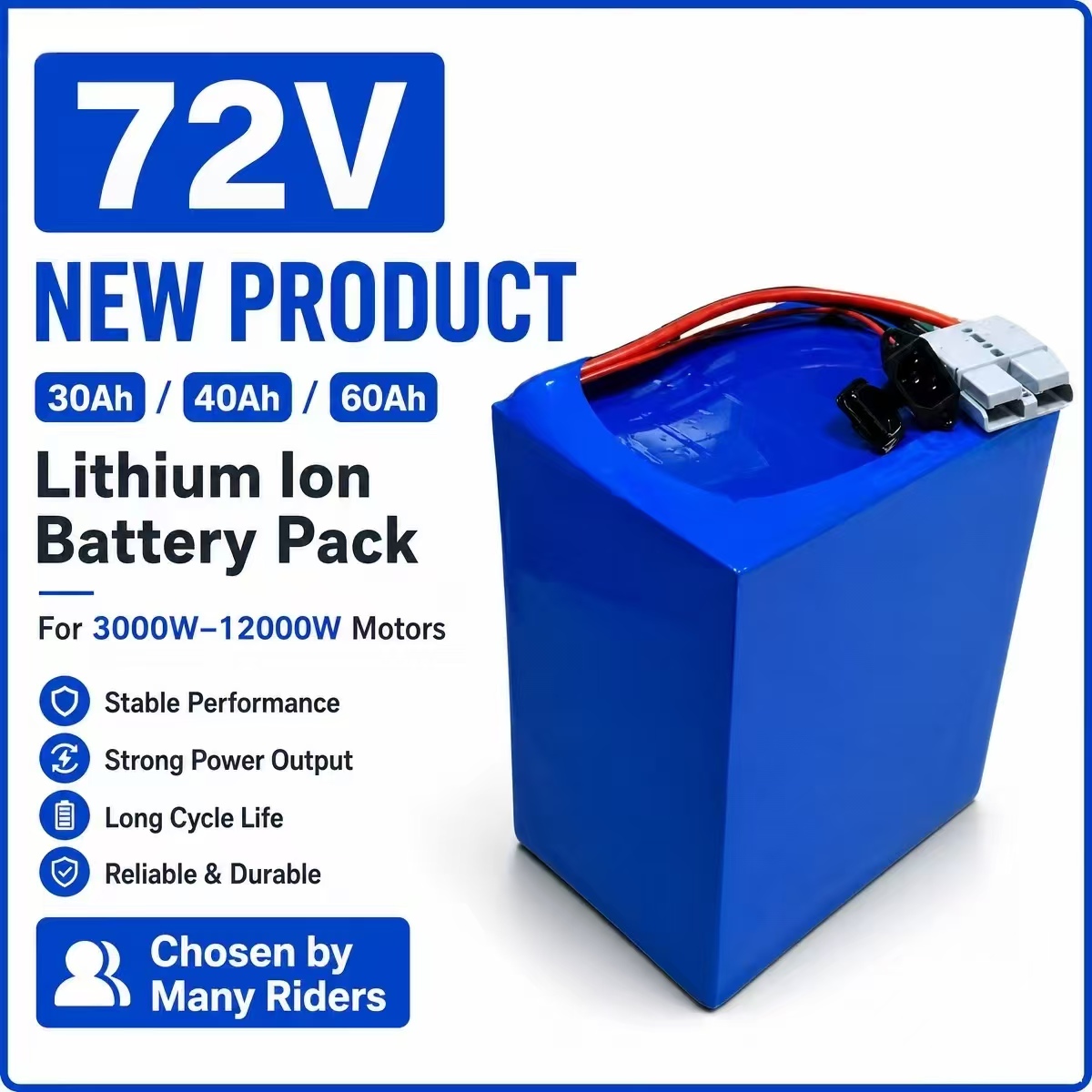 Pacco batteria agli ioni di li - 72V 30Ah Lifepo4 Battery Pack recensione e prezzo