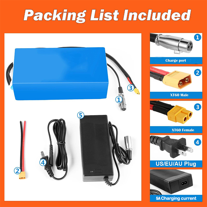 Batteria 48V 20Ah 30Ah 40Ah 50 - 60V 30Ah 21700 Battery Pack recensione e prezzo
